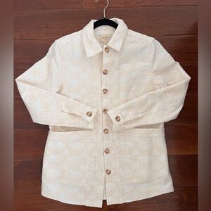 Sezane embroidered jacket NWT!!! Size S